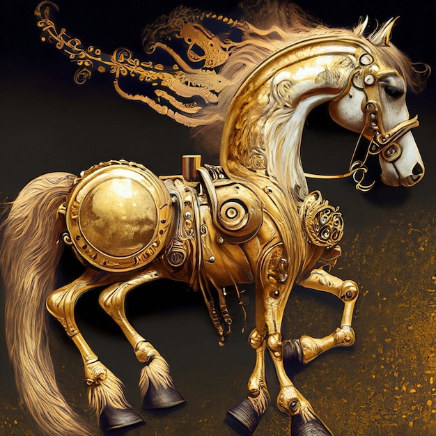 steampunk horse