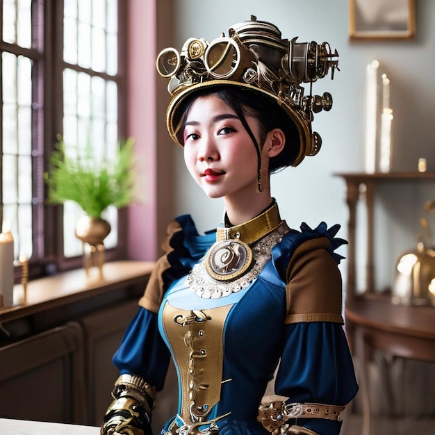 steampunk japaness doll