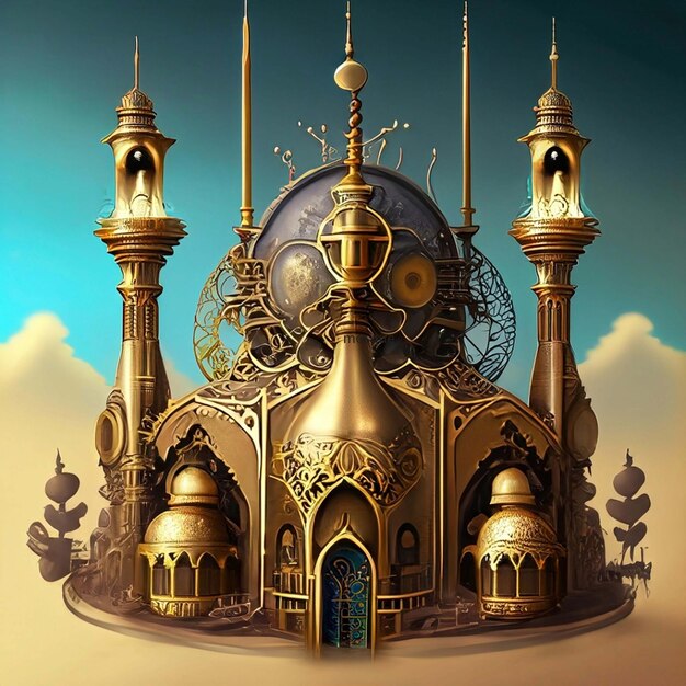 Steampunk mosque