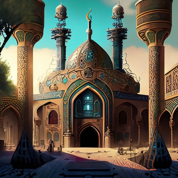 steampunk mosque