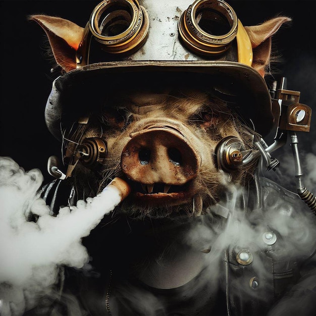 Steampunk Pig