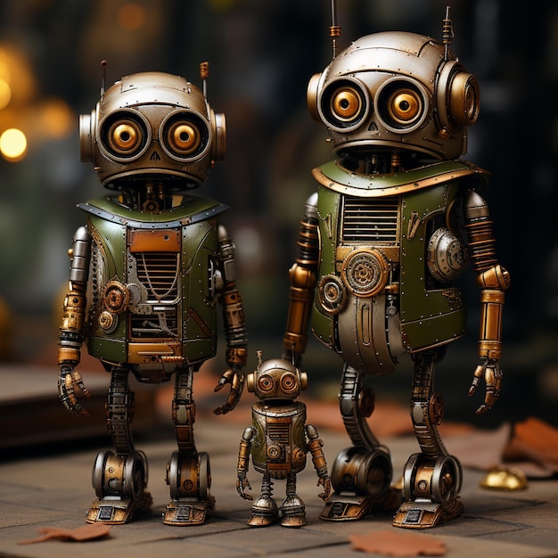 Steampunk-robots