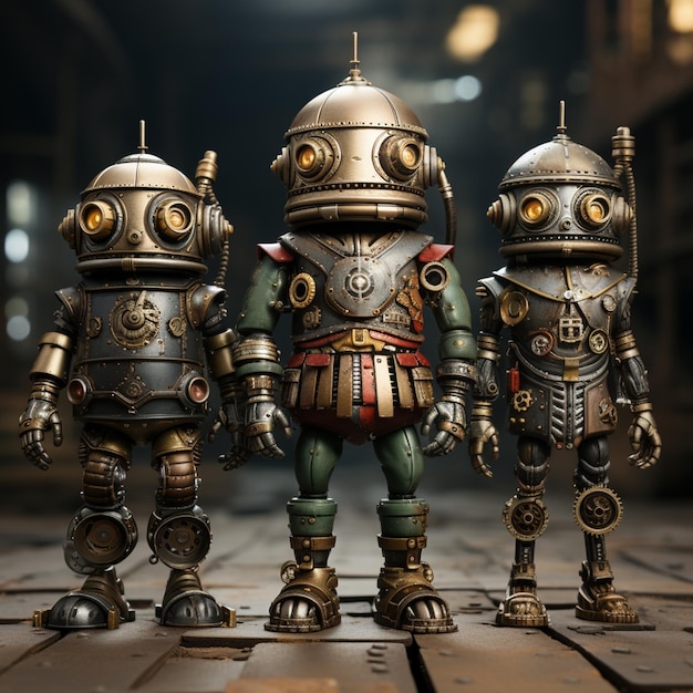 Steampunk-robots