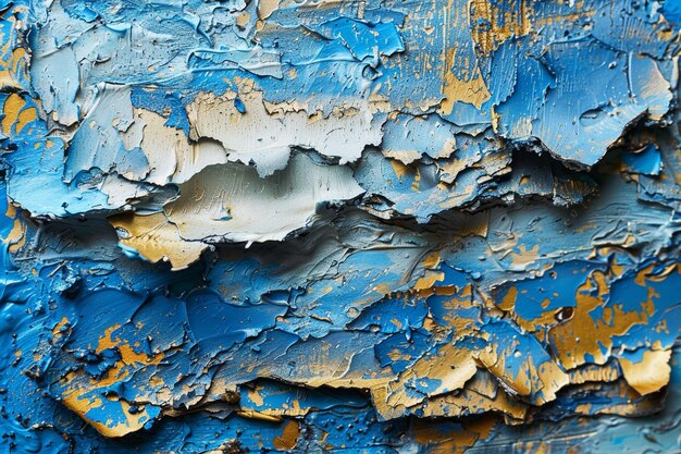 Steel Blue Paint Wall Texture Background with Metallic Sheen