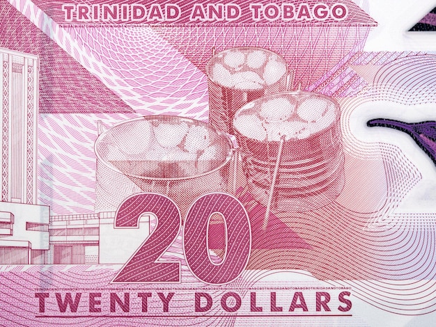 Piatti d'acciaio dai soldi di trinidad e tobago