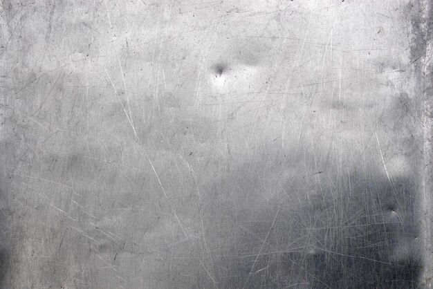 Photo steel metal scratched and worn with small dents