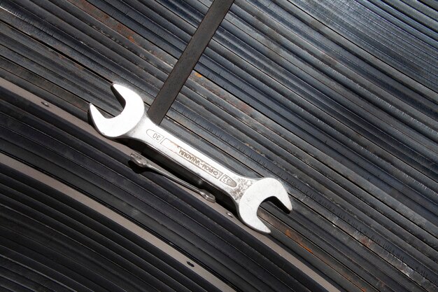 Steel sheet and metal wrench