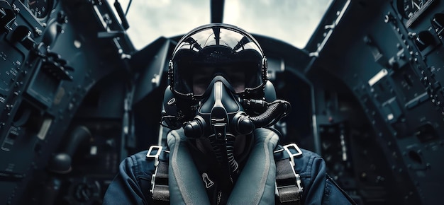 Steely determination shines through the pilots eyes as they prepare for the mission ahead