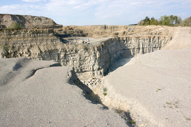 steengroeve landschap