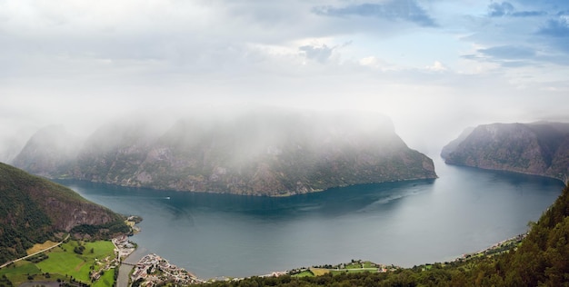 Stegastein Viewpoint view Aurland Norway