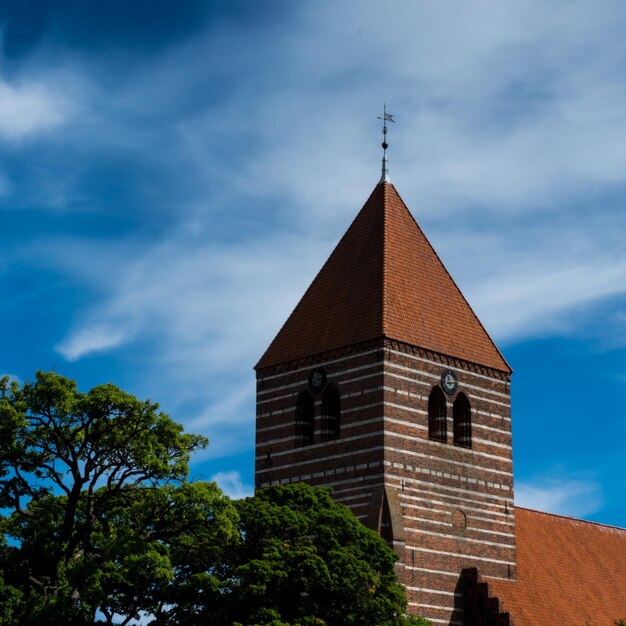 Stege church on island moen denmark