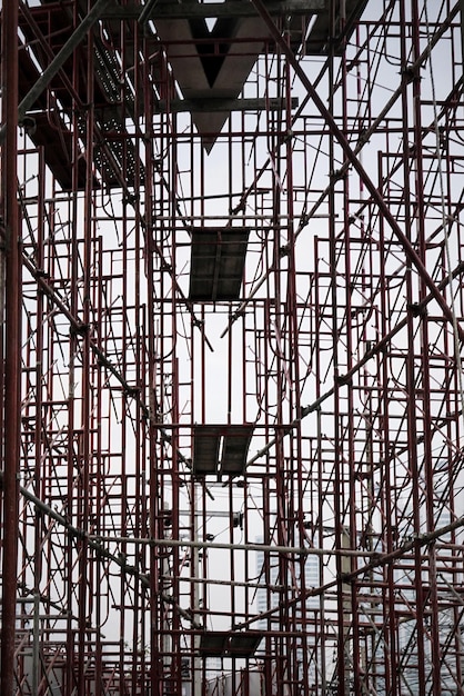 Steigerwerk op bouwplaats