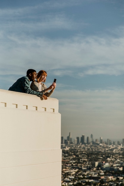 Stel dating bij het griffith observatorium in los angeles, vs