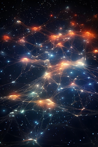 Photo stellar synapses cosmic neural network