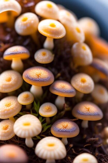 Foto stelletje shimeji-paddenstoelen