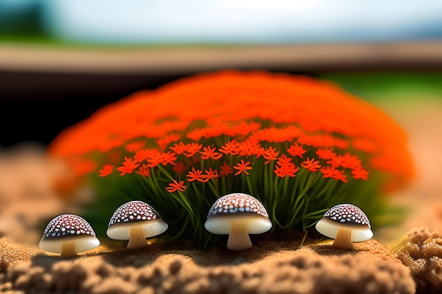 Stelletje Shimeji-paddenstoelen