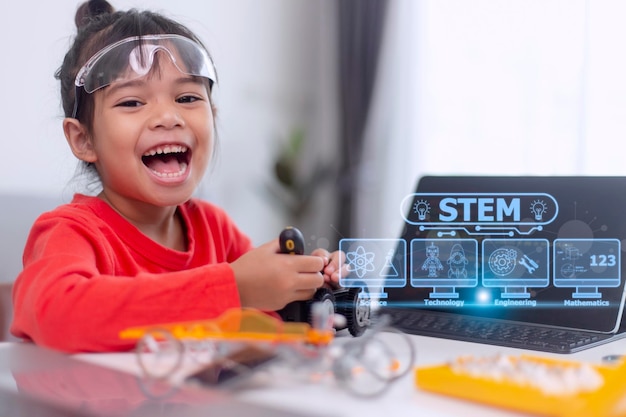 STEM Education Concept STEM Science Technology Engineering Math SciTech Tech Education concept