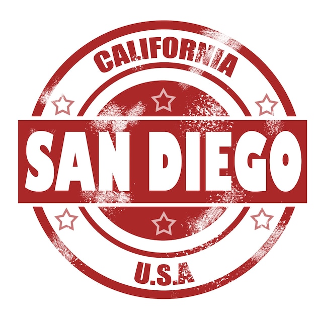 Foto stempel van san diego