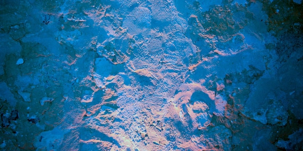 Stenen muur lege achtergrond blauw donker beton naadloze geschilderde gevel textuur
