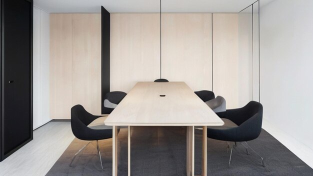 Step into a conference room that combines the best of both worlds minimalist