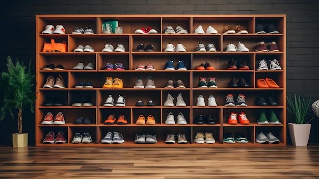 Step into Elegance The Perfect Shoe Shelf Showcase