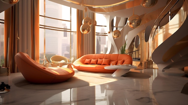 Step into the Future and Experience the Ultimate in Luxurious and Futuristic Interior Design