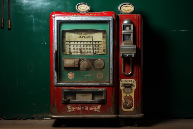 Photo stepping back in time exploring the classic charm of the vintage vending machine coin slot 99