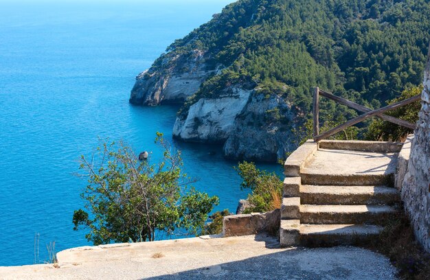 Steps Torre dell'Aglio Gargano Puglia Italy