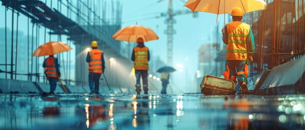 Sterk staan in de storm Een blik op de veerkracht van het team op de bouwplaats