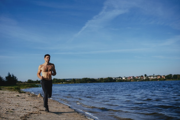 Sterke aantrekkelijke hardloper