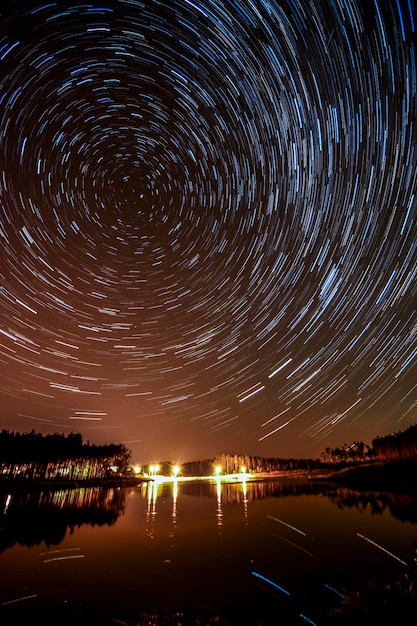 Foto sterren in de lucht's nachts.