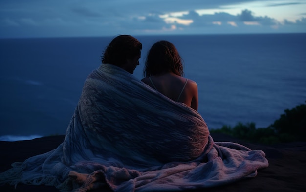 Sterrenblik Intieme momenten onder fonkelende lichtjes Maui Beach