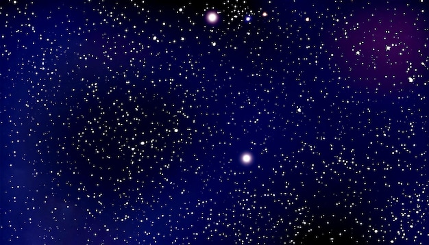 Sterrenhemel achtergrond met diep kosmisch behang Brede kosmos en stralende sterren