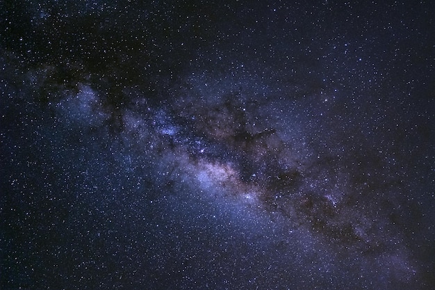Sterrennachthemel Melkwegstelsel met sterren en ruimtestof in het universum