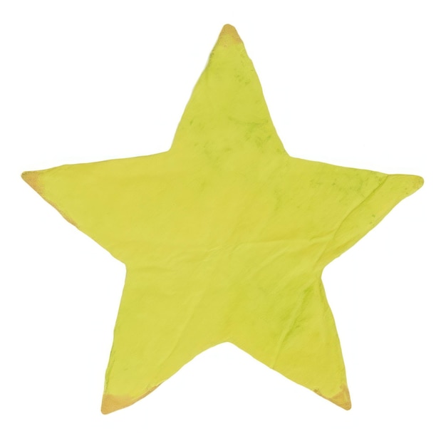 Stervormige gescheurde papieren kleding kleding symbool