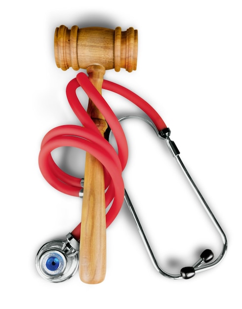 Stethoscope and Gavel