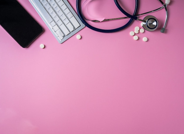 stethoscope heart health care medicine