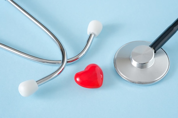 Stethoscope and heart