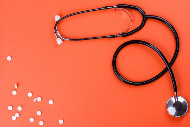 Stethoscope on a table