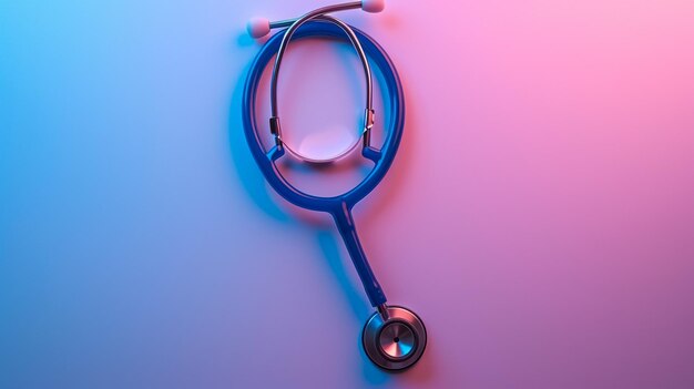 a stethoscope with a blue stethoscope on it