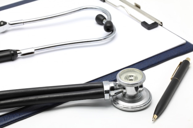 Stethoscope with clipboard