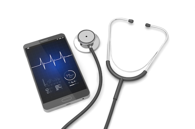 Photo stethoscope with smartphone