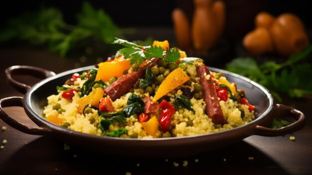 Stevig Braziliaans couscous bord