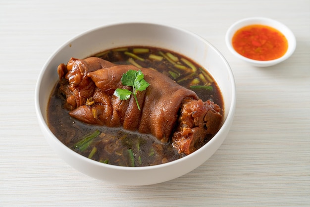 Stewed Pork Knuckle or Stewed Pork Leg