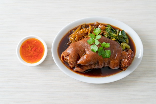 Stewed Pork Knuckle or Stewed Pork Leg