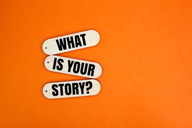 회사 연혁과 브랜드에 대해 묻는 질문 단어 What Is Your Story에 충실하십시오.