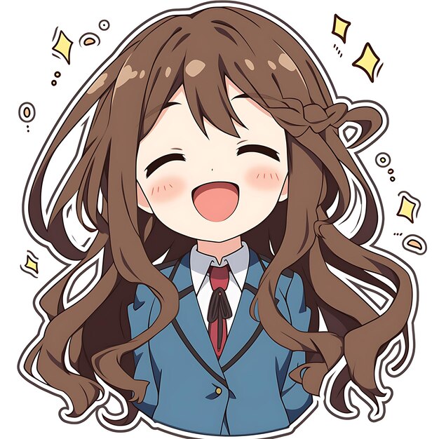 Anime Girl Sticker - Anime Girl Dog Girl - Discover & Share GIFs