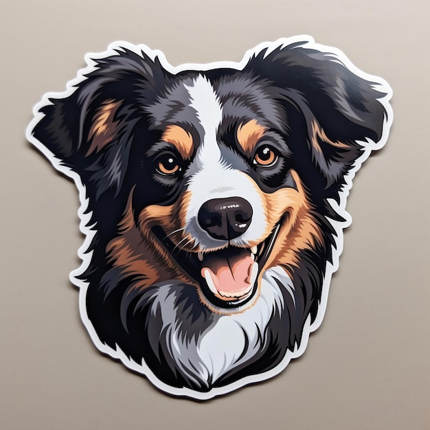 Sticker of a Dog Generative AI