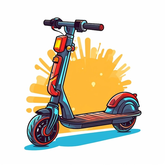 Sticker electric scooter Patinete electrico