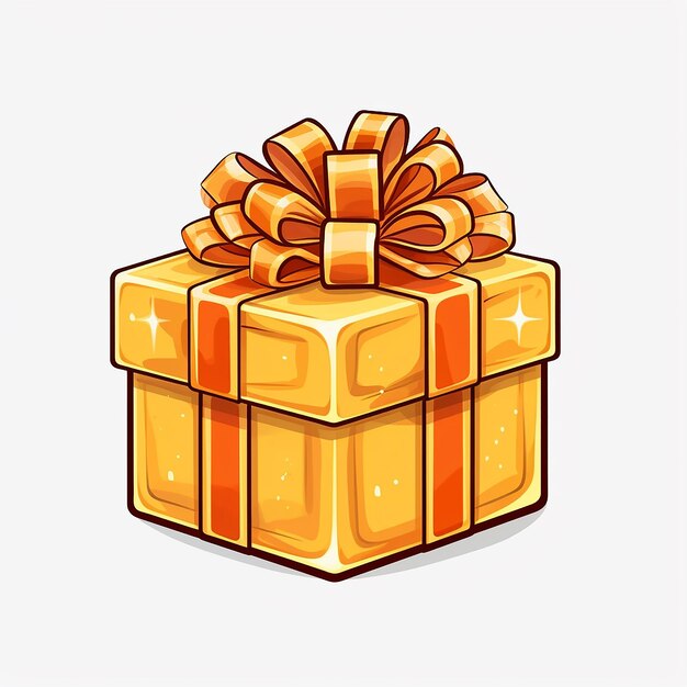 sticker of gift boxes